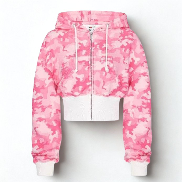 Pink Camo Sweat Set
